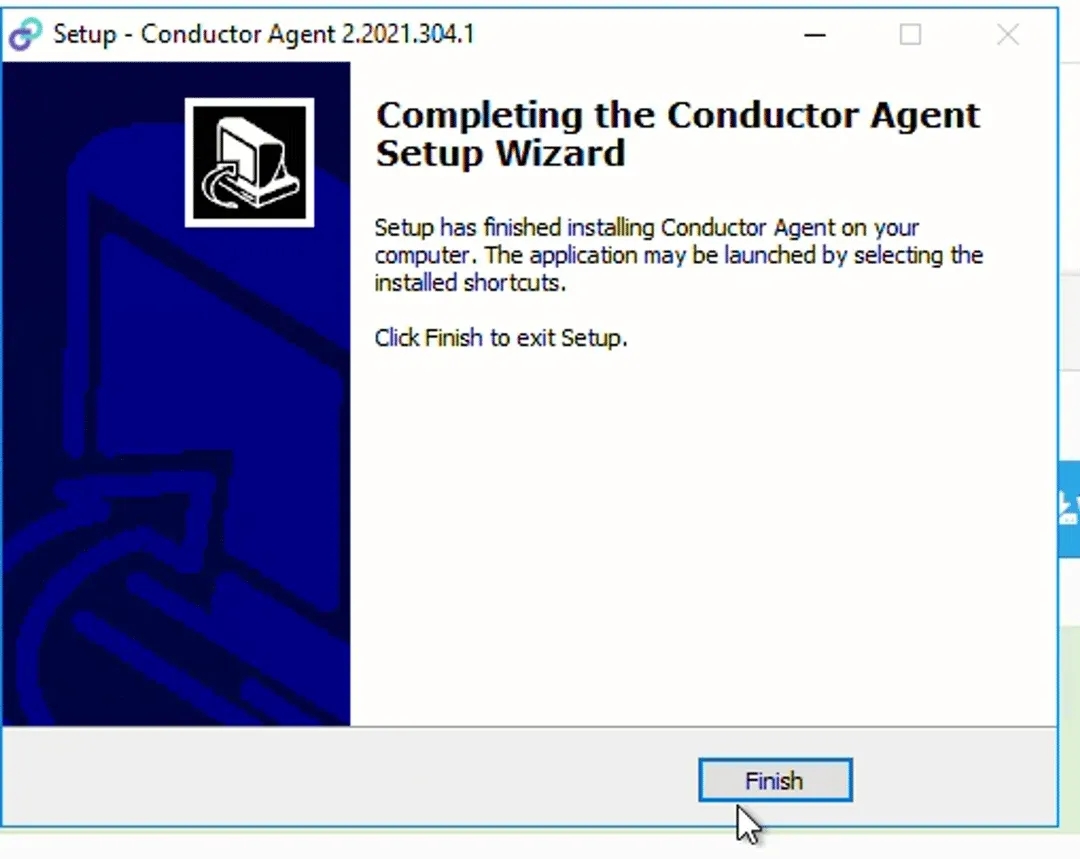 Agent Installation — after step 11 (screenshot)
