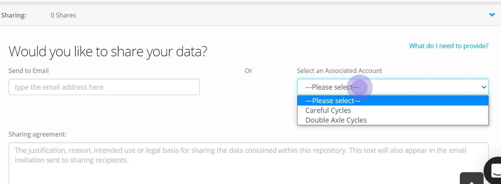 Share a Tile Datastore (screenshot)